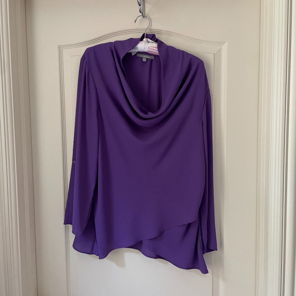 NY Collection Handkerchief Hem Top